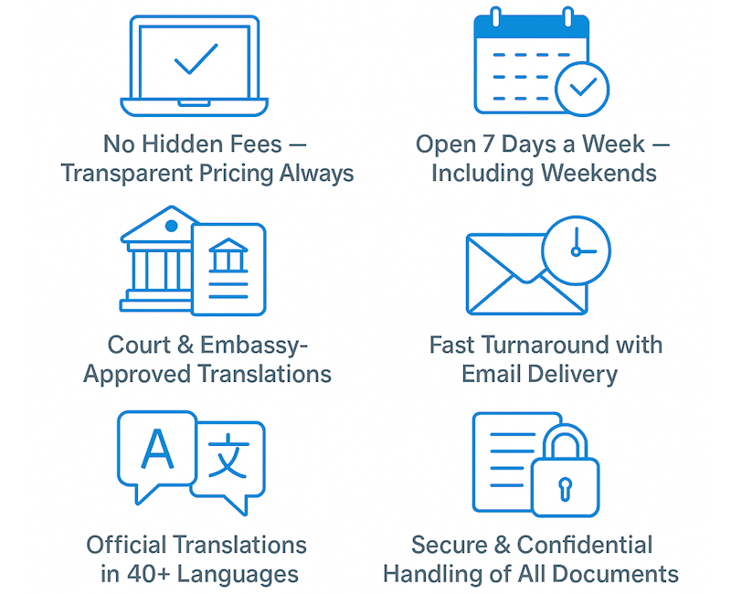Trusted Certified legal translation
